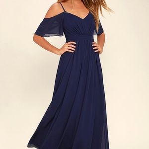 Lulu's Navy Gown